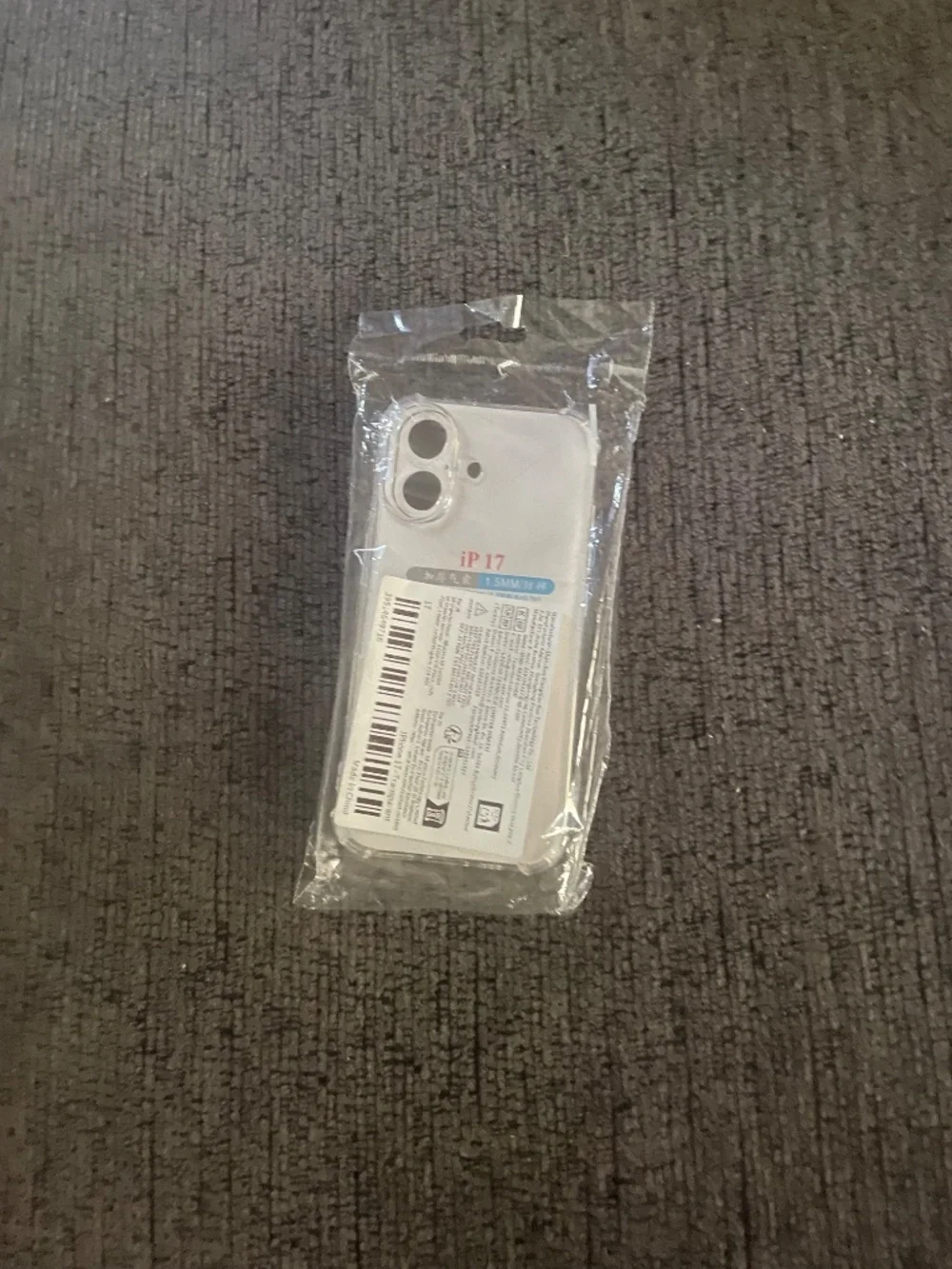 iPhone 17 Clear Case - New Sealed Transparent Protective Cover